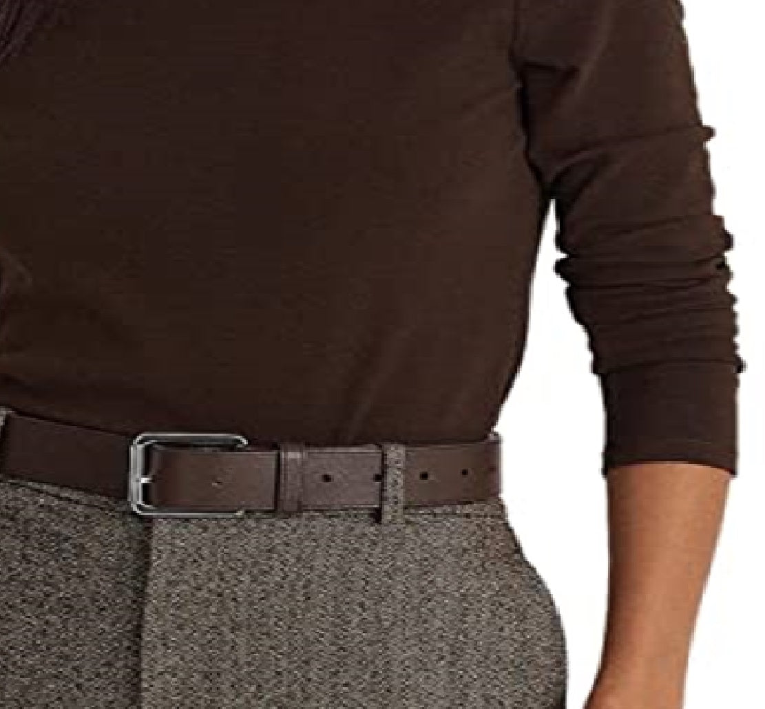 Ralph Lauren Women's Cotton Blend Long Sleeve Top Brown Size X-Large