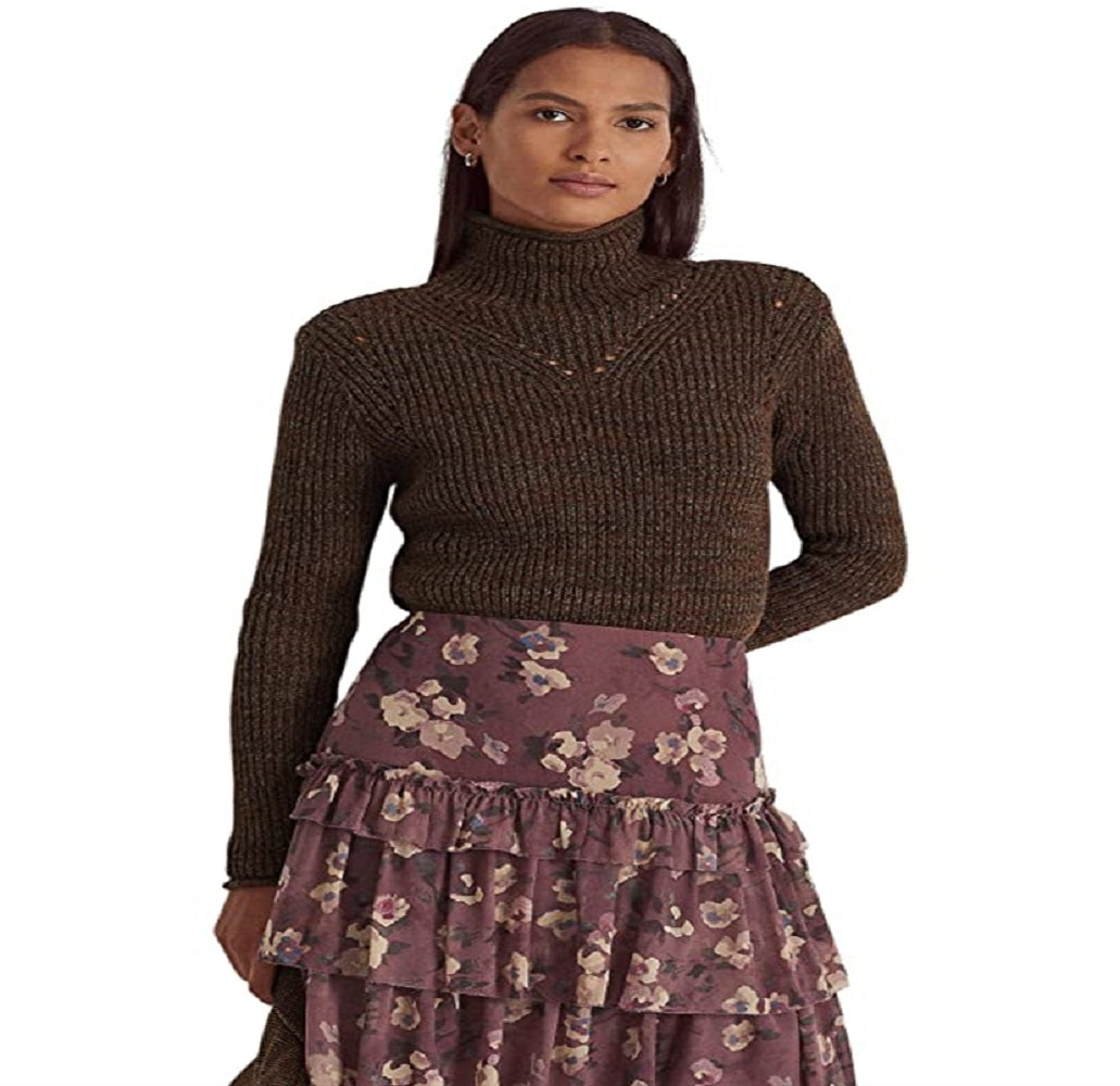 Ralph Lauren Women's Rib Knit Turtleneck Sweater Assorted Size Large