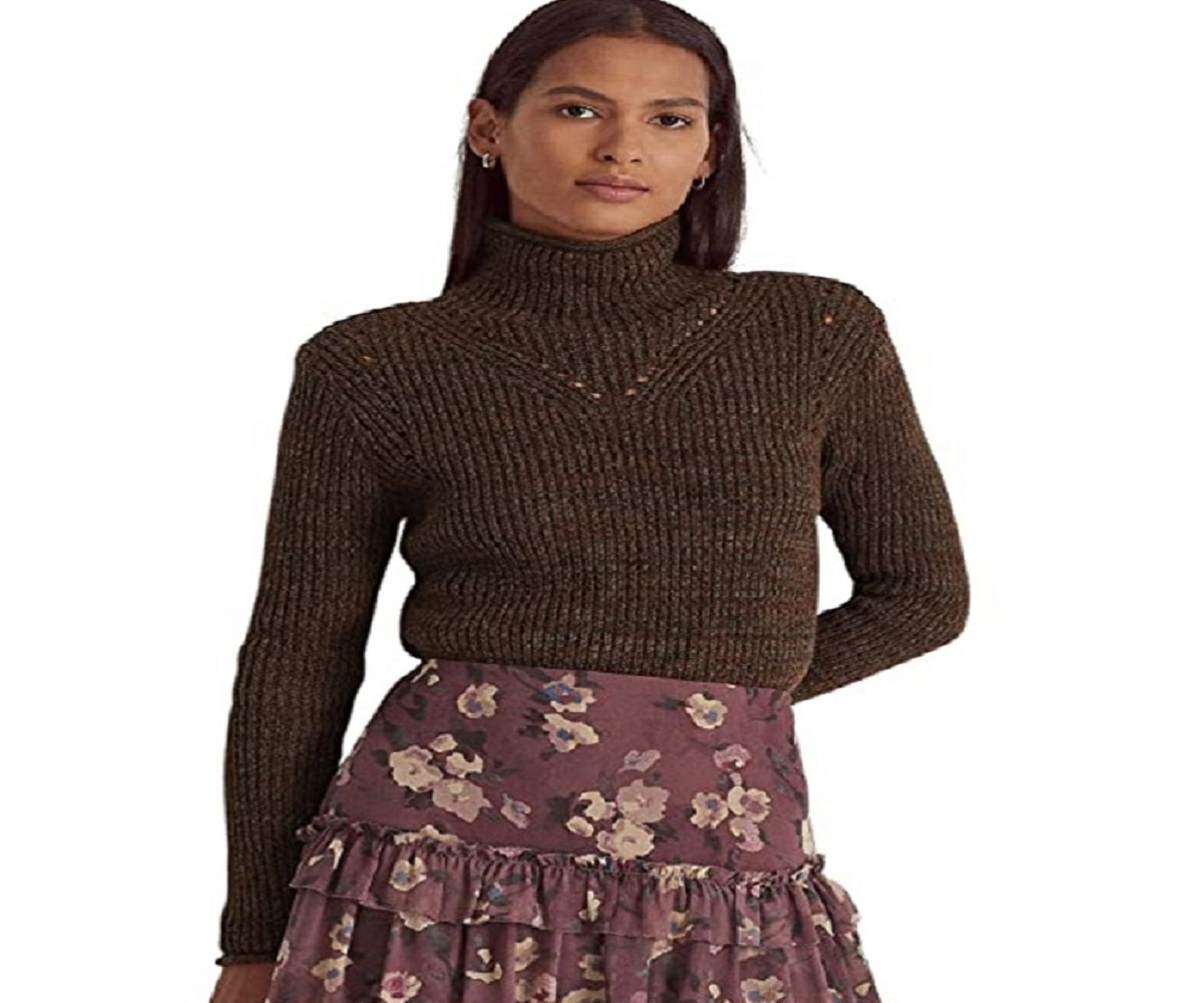 Ralph Lauren Women's Rib Knit Turtleneck Sweater Assorted Size Large