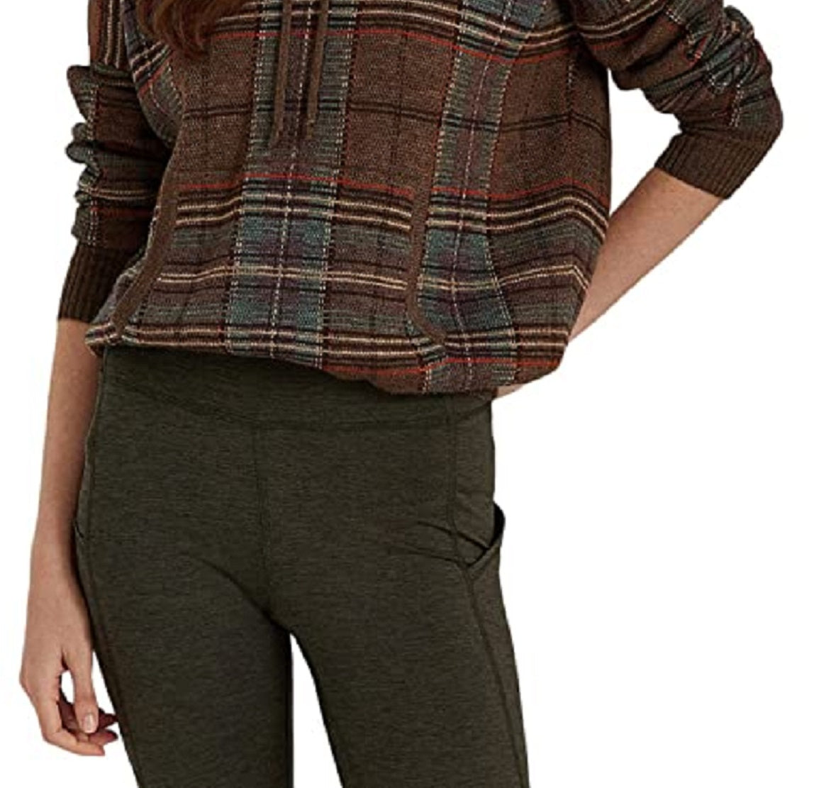 Ralph Lauren Women's Plaid Merino Wool Hoodie Sweater Assorted Size Small