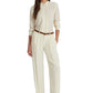 Ralph Lauren Women's Pleated Georgette Blouse White Size X-Large