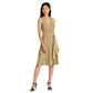 Lauren Ralph Lauren Belted Suede Sleeveless Dress
