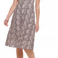 Kensie Women's Lace Mock Neck Sleeveless Fit & Flare Dress Pink Size 2