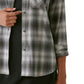 Bass Outdoor Women's Expedition Stretch Flannel Shirt Gray Size Large