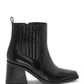 Vince Camuto Women's Sojetta Square Toe Bootie Black Size 9 M