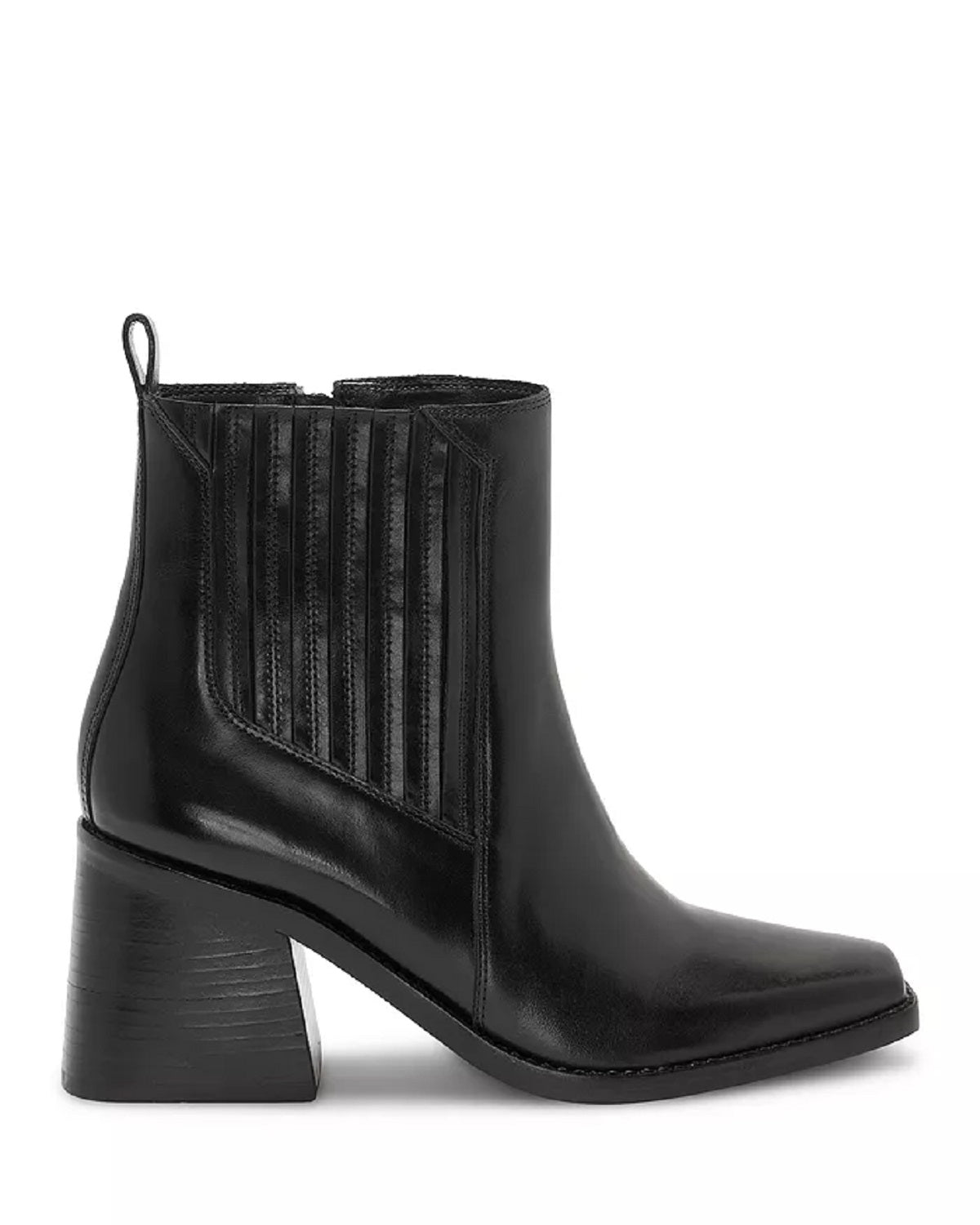 Vince Camuto Women's Sojetta Square Toe Bootie Black Size 9 M