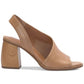 Lucky Brand Women's Asymmetric Slingback Dress Sandals Brown Size 6.5 M