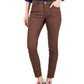 Tommy Hilfiger Women's Coated Skinny Ankle Jeans Brown Size 8