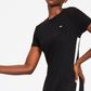 Tommy Jeans Women's Metallic Stripe Midi Dress Black Size Small