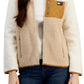 Tommy Hilfiger Women's Colorblocked Zip Up Jacket Brown Size X-Large