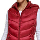 Charter Club Women's Packable Hooded Puffer Vest Red Size Small
