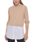 calvin-klein-jeans-womens-mixed-media-long-sleeve-sweater-beige-size-large-1