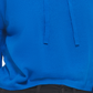 Calvin Klein Women's Hooded Bell Sleeve Top Blue Size Small