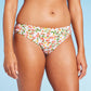 Shade & Shore Women's Shirred Side Hipster Bikini Bottom Multi Floral Print Size XL