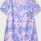 Cat & Jack Girls' NightGown Tie-Dye Purple Size Small