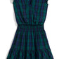 Vineyard Vines Women's Smocked Waist Dress Green Size Large