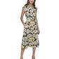 Karl Lagerfeld Paris Womens Floral Print Shirtdress Daffodil