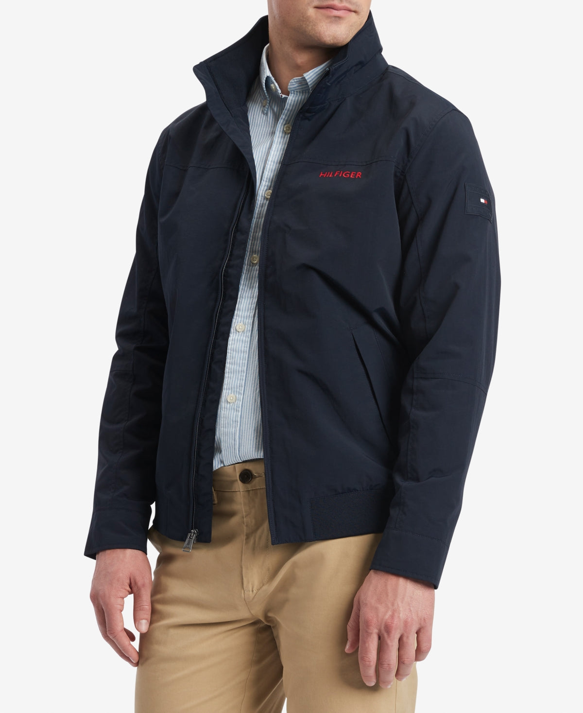 Tommy Hilfiger Men's Regatta Waterproof Jacket Blue Size X-Large