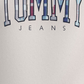 Tommy Hilfiger Women's Regular Fit Tartan Logo Hooded Sweatshirt White Size XX-Large