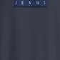 Tommy Hilfiger Men's Relaxed Fit Tartan Logo Crewneck Sweatshirt Blue Size Medium