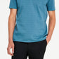 Calvin Klein Men's Smooth Cotton Feeder Stripe Polo Shirt Blue Size Medium