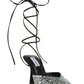 Steve Madden Women's Ravesh Crystal Embellished Pointed Toe Pump Black Size 8.5 M