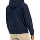 Michael Kors Men's Water Resistant Logo Tape Hooded Windbreaker Blue Size Large