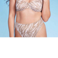 Wild Fable Women's Tan Animal Print Bralette Bikini Top Size XXS
