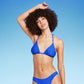 Wild Fable Women's Cobalt Blue Triangle Bikini Top Size XS