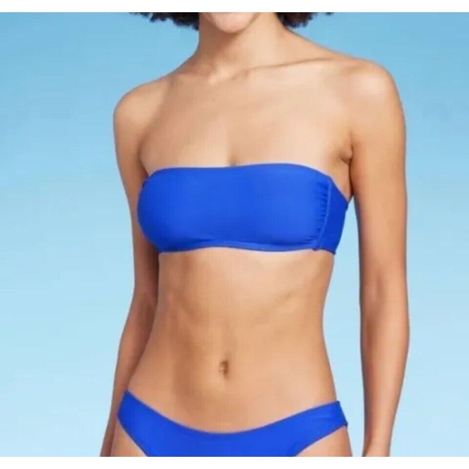 Wild Fable Women's Bikini Top Cobalt Blue Size XXS