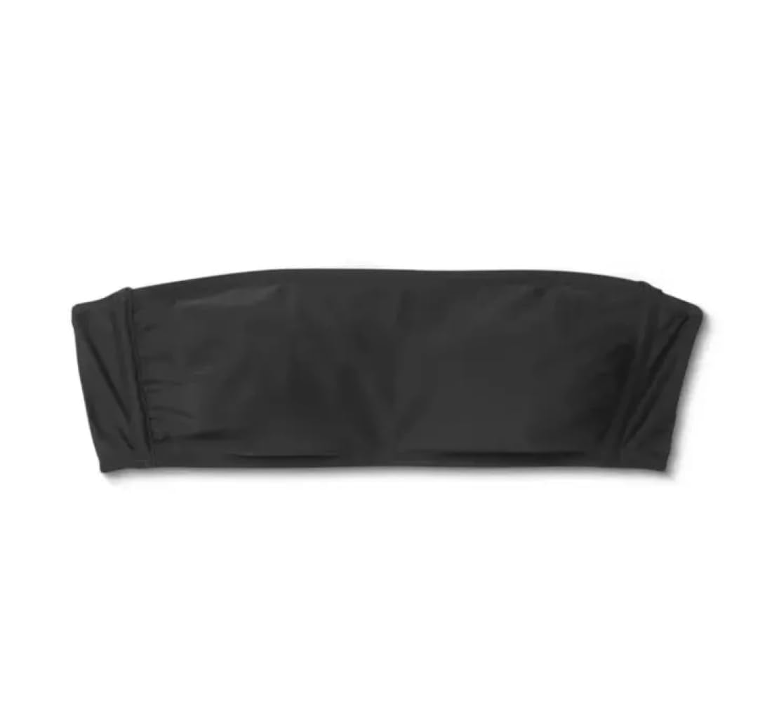 Wild Fable Women's Black Bandeau Bikini Top - Pull Over XS