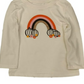 Rainbow Pumpkin Tee for Girls - Halloween/Thanksgiving, Size 5T, Color Variable
