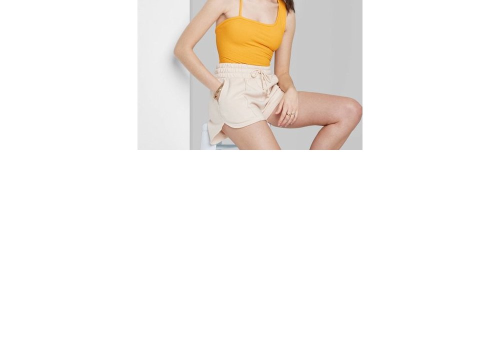 Wild Fable Women's Bodysuit in Mango Orange Size Small