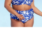 Kona Sol Women's Blue Underwire Bikini Top - Size 18