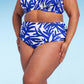 Kona Sol Women's 3X Blue High Waist Bikini Bottom