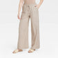 A New Day High-Rise Linen Pants Beige Size M