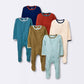 Baby 6pk Zip-Up Sleep N' Play - Cloud Island™ Blue 0-3M