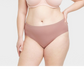 Auden Women's Seamless Hipster Underwear Purple Size XXL