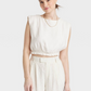 A New Day Slim Fit Tank Top in Cream Size S