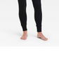 Soft Ribbed Women's Pajama Pants in Black - Size XL, Stars Above