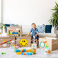 A Nice House - The Choo-choo (train Box) Appliquéd, Collapsible Toy Box And Storage Box