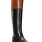 Lauren Ralph Lauren Womens Justine II Riding Boots Black Deep Saddle Tan