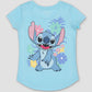 Blue Girls Lilo & Stitch Graphic Tee Size S