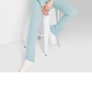 Wild Fable Slate Blue Ribbed Leggings for Women Size XXS