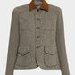 Polo Ralph Lauren Suede Trim Herringbone Jacket
