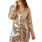 Free People Sophie Sequin Mini Dress Yellow