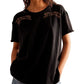 Free People Horsin Around Tee Night Combo L