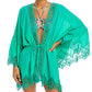 Ramy Brook April Crochet Trim Mini Dress Swim Coverup