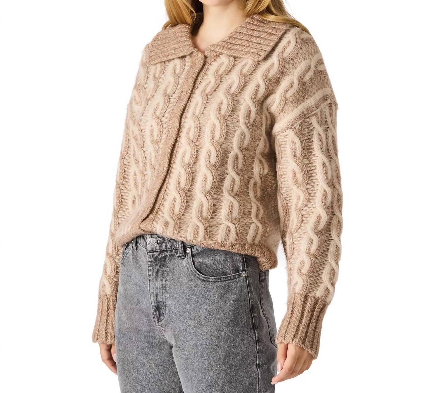 Steve Madden - Michaella Cable Cardigan
