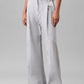 Calvin Klein Womens Linen Cotton Drawstring Pants Blue XS